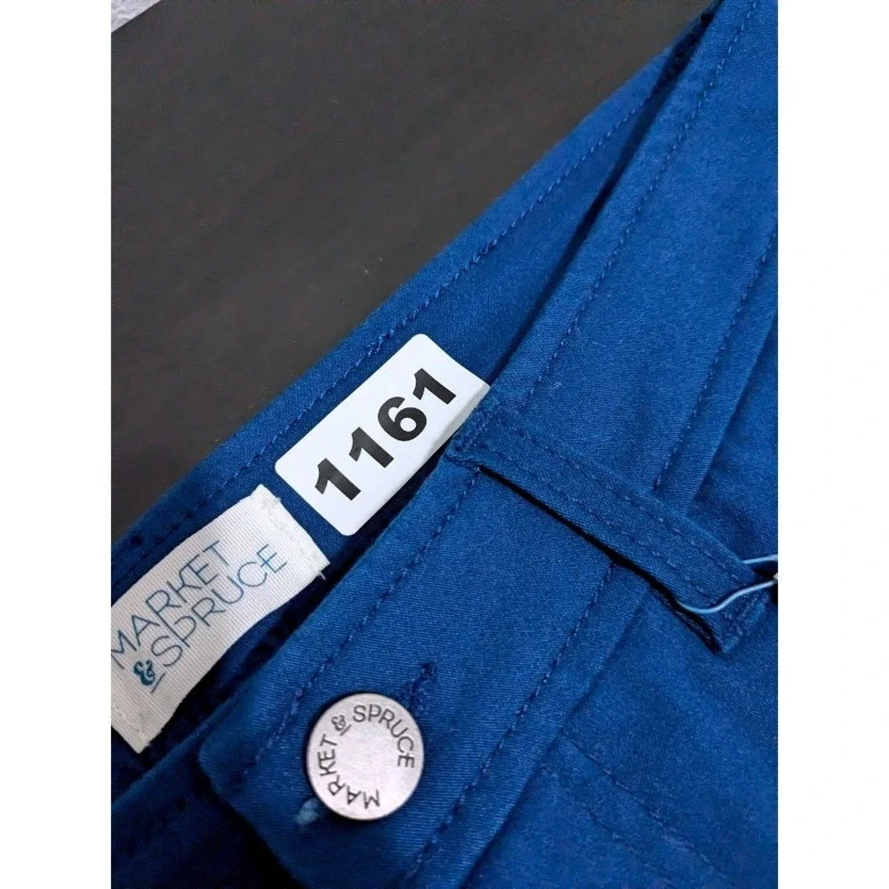 Market & Spruce Rosabel Skinny Pant Women's Turquoise Blue Size‎ 4 New With Tags
